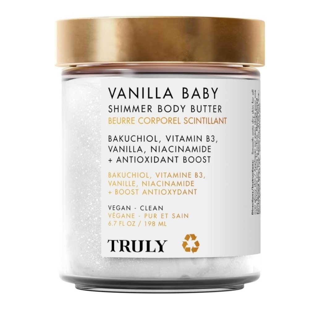 Truly Vanilla Baby Shimmer Body Butter - 6.7 Fl Oz Vegan